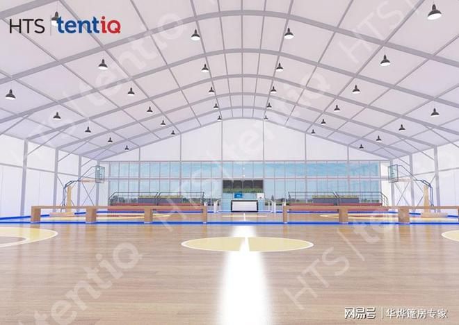 3000平方羽毛球场篷房交付期2-3周建造成本更低(图3)